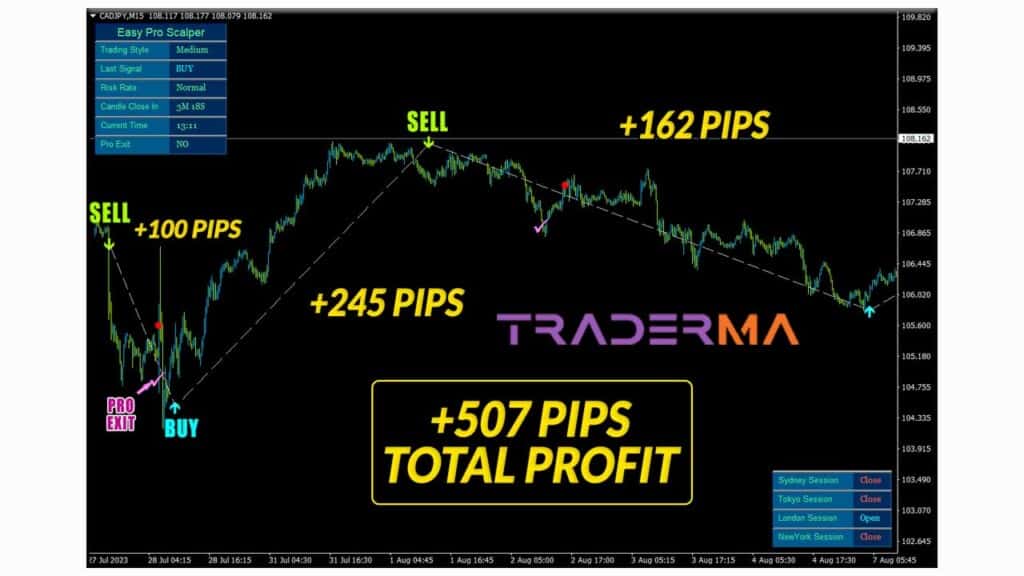 Easy pro scalper Profit Pips 9 Traderma 2
